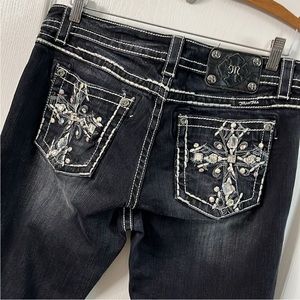 NWOT Miss Me Black Wash Easy Skinny Sz 31